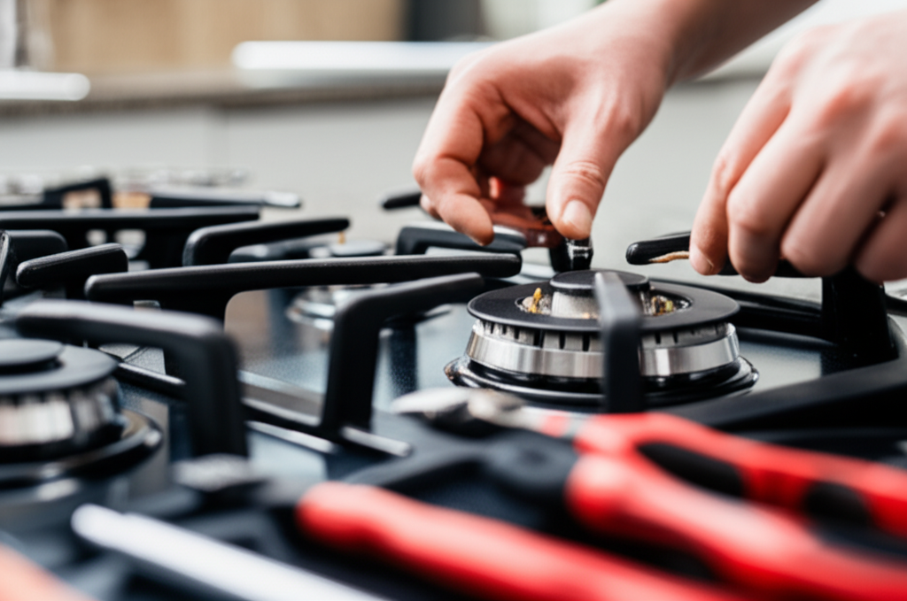 Cooktop Repair service technician