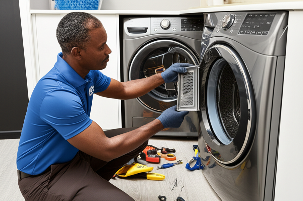 Dryer Repair service technician